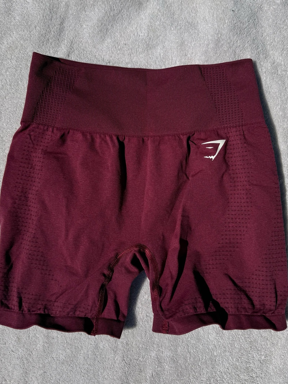 Gymshark Women's Vital Seamless High-Waist Shorts — Burgundy